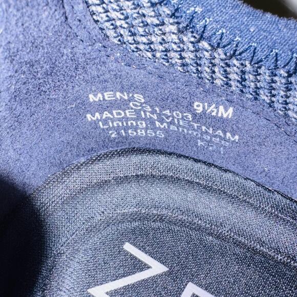 Cole Haan Shoes Mens 9.5 Blue Knit Zerogrand Lace Up Casual Sneakers Comfort - Picture 10 of 11